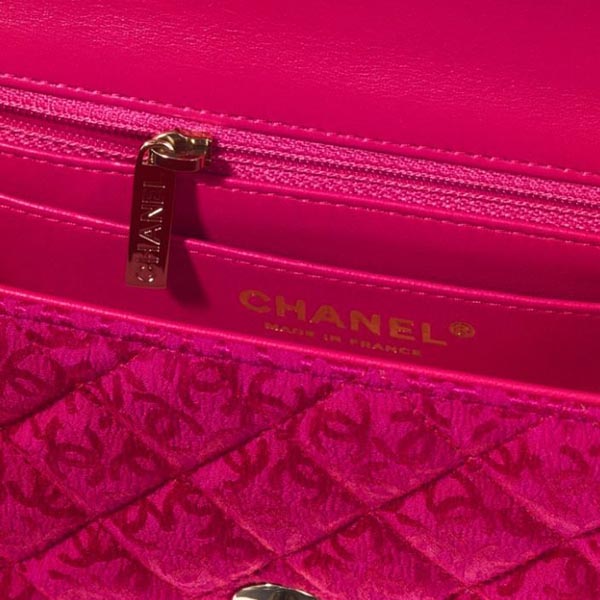 シャネル ショルダーバッグ 偽物 ミニ フラップ バッグ シルク ジャカード A69900B06931NF256